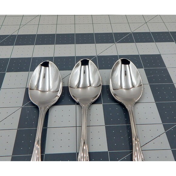 Oneida DOVER Teaspoons New Heirloom Cube Stainless Flatware  Oneida DOVER Teaspoons New Heirloom Cube Stainless Flatware Glossy 6 Inch S/3